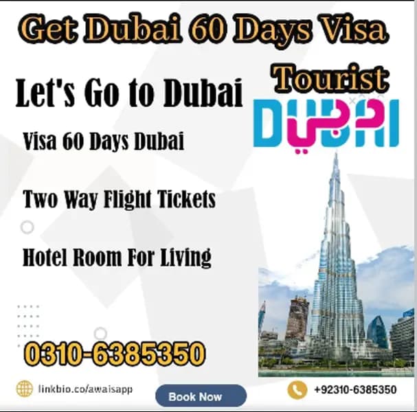 UAE DUBAI 50 DAYS VISIT VISA